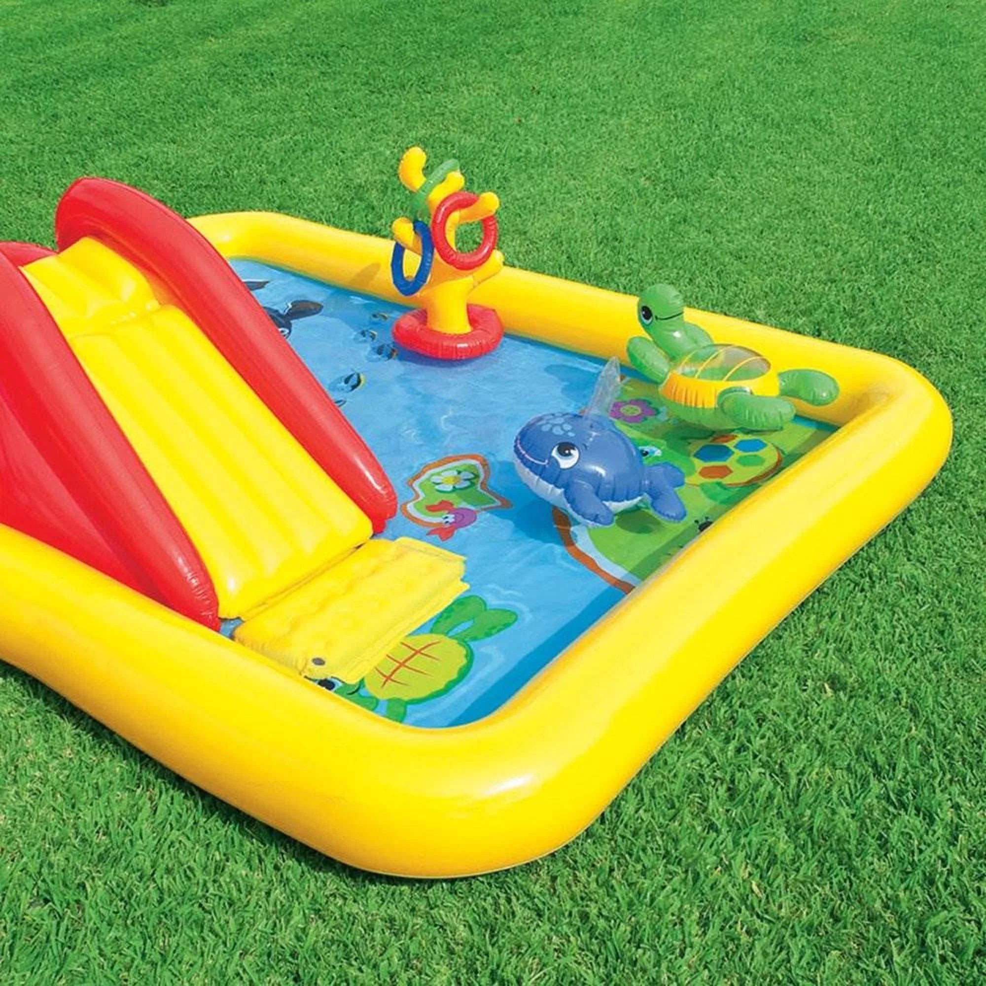 2025 Intex Dinoland Piscina Infantil Inflable y Piscina Infantil Ocean para Patio Trasero