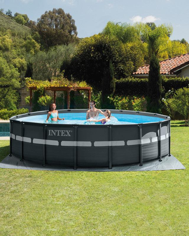 Piscina Elevada Intex Ultra XTR® Frame 18 pies x 52 pulgadas con Bomba y Filtro de Arena