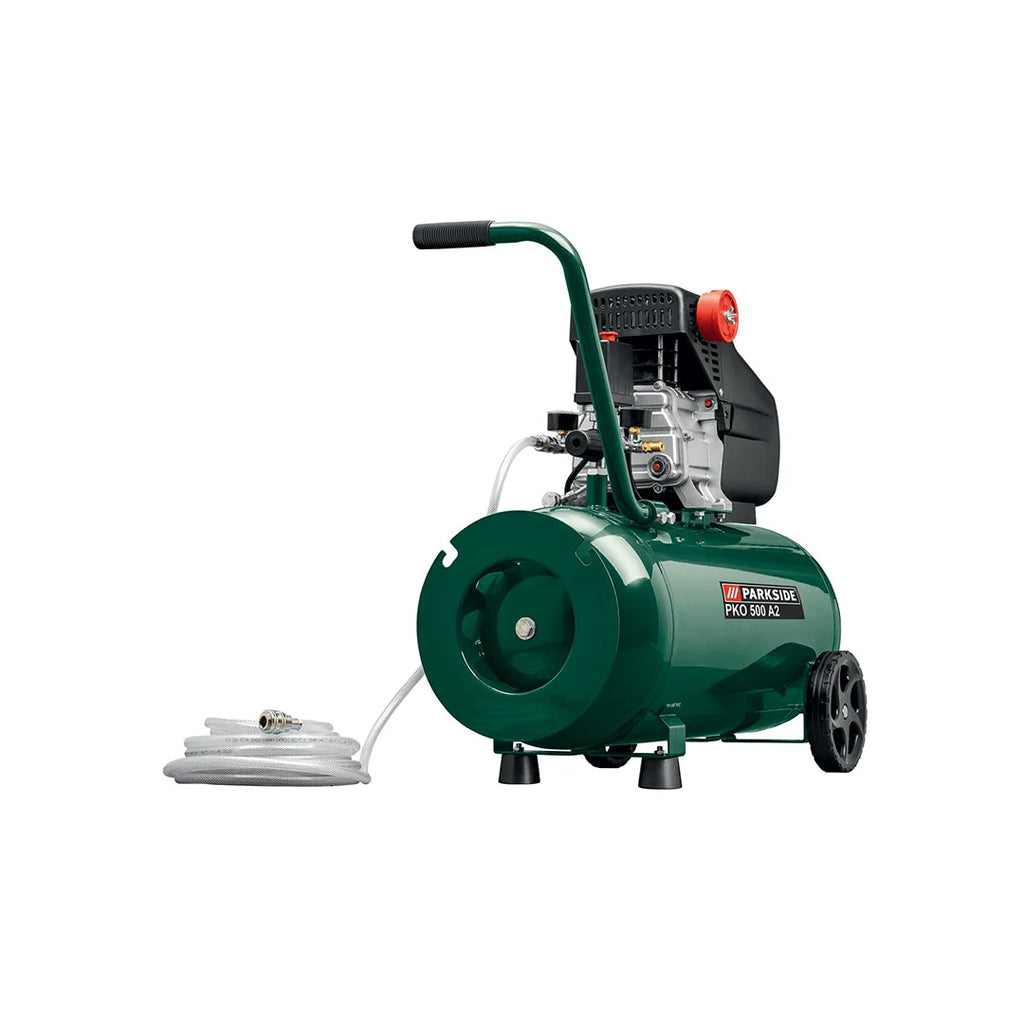 2025 Compresor PARKSIDE PKO 500 A2 | 1.8 kW (2.45 HP) | Depósito de 50 L | Hasta 10 bar de presión | Bajo nivel de ruido y vibración