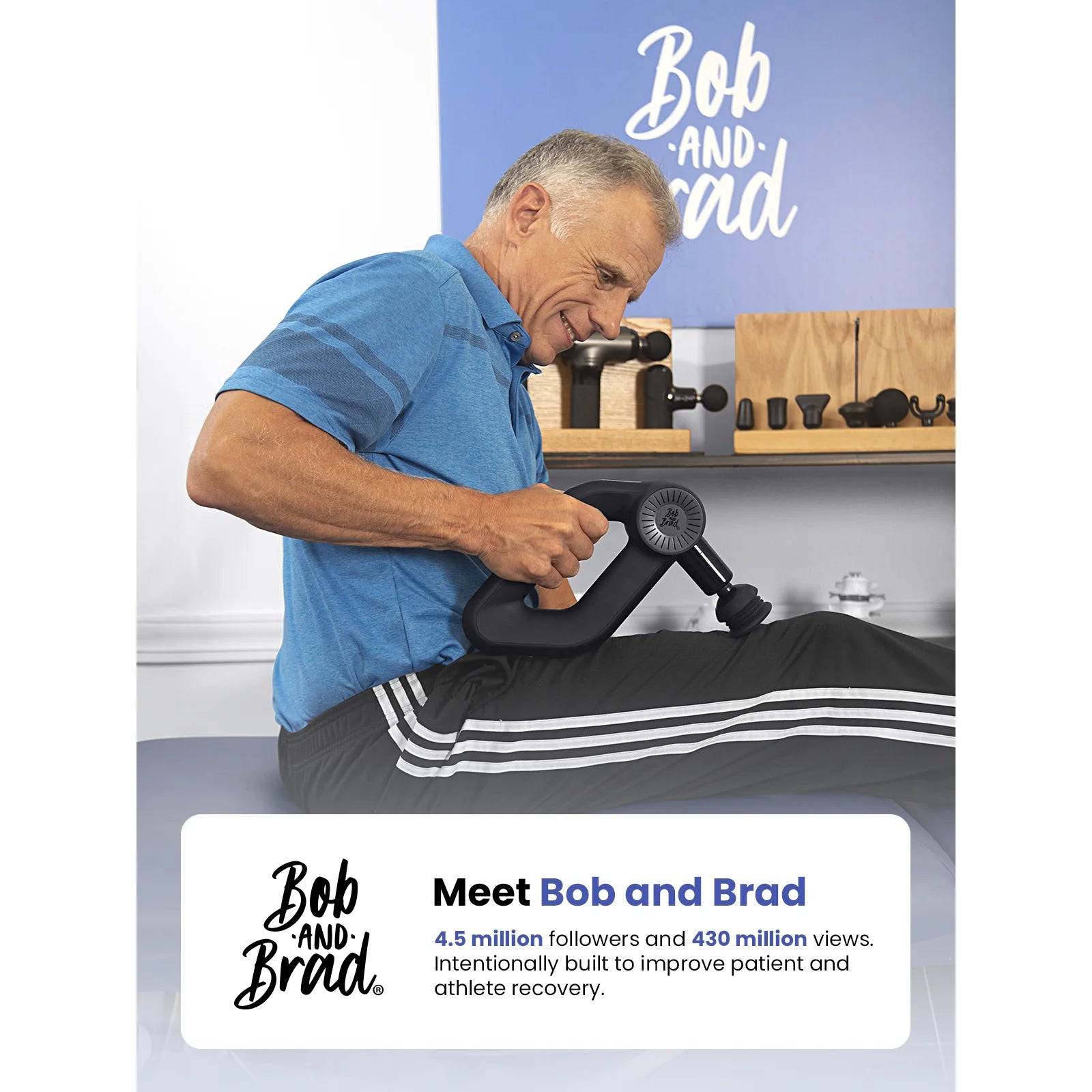 2025 BOB AND BRAD D6 Pistola de Masaje Muscular Profesional, Percusión Profunda para Atletas – Alivio del Dolor