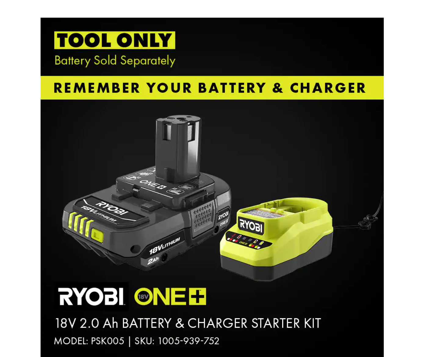 2025 RYOBI P320P318 ONE Kit Combo 2 Herramientas Inalámbricas 18V con Pistola de Clavos Brad de 18 Cal. y Pistola de Clavos Sin Cabeza de 23 Cal. de 1-3/8 Pulg. (Solo Herramientas)