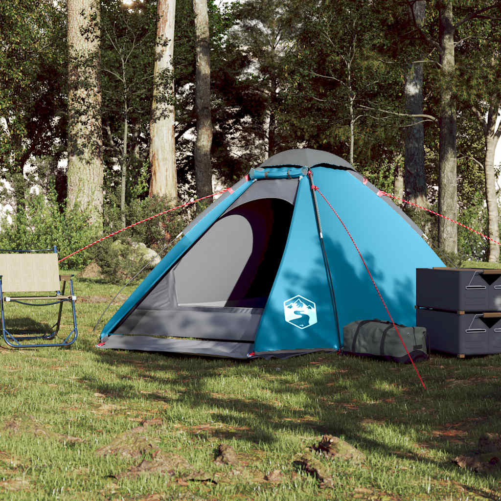 2025 Tienda de campaña iglú para 4 personas impermeable azul V8049