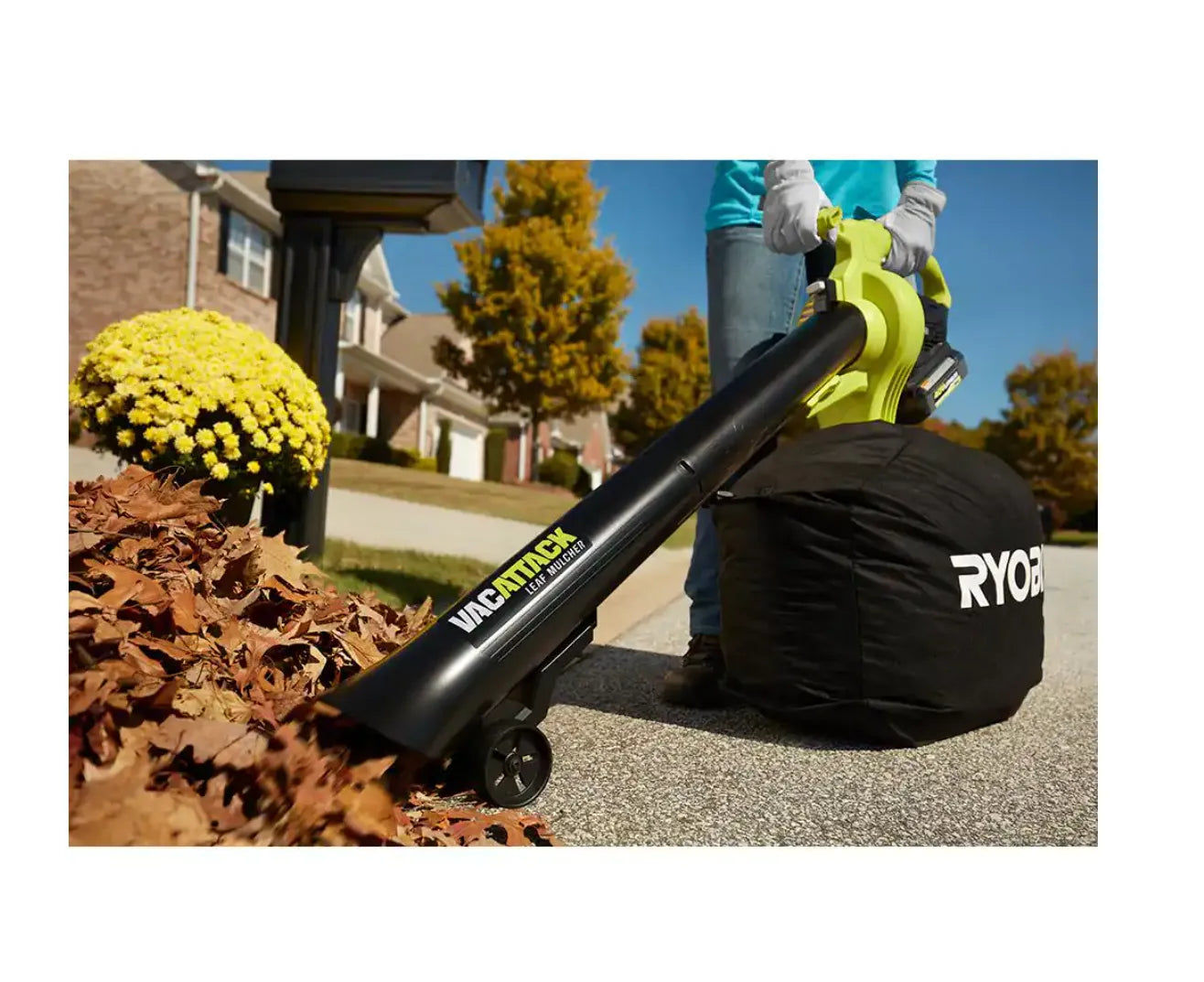 2025 RYOBI RY40451-2B Aspirador/Soplador inalámbrico Vac Attack 40V con (2) baterías 5,0 Ah y (1) cargador