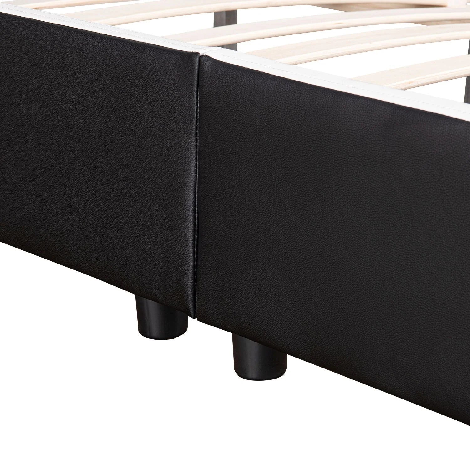 2025 Cama tapizada Sevilla 140x200 cm en blanco