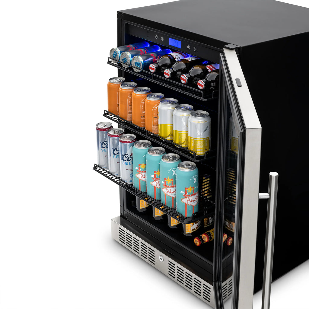 2025 Newair® Refrigerador de Bebidas Empotrable en Acero Inoxidable – 224 Latas – 24"