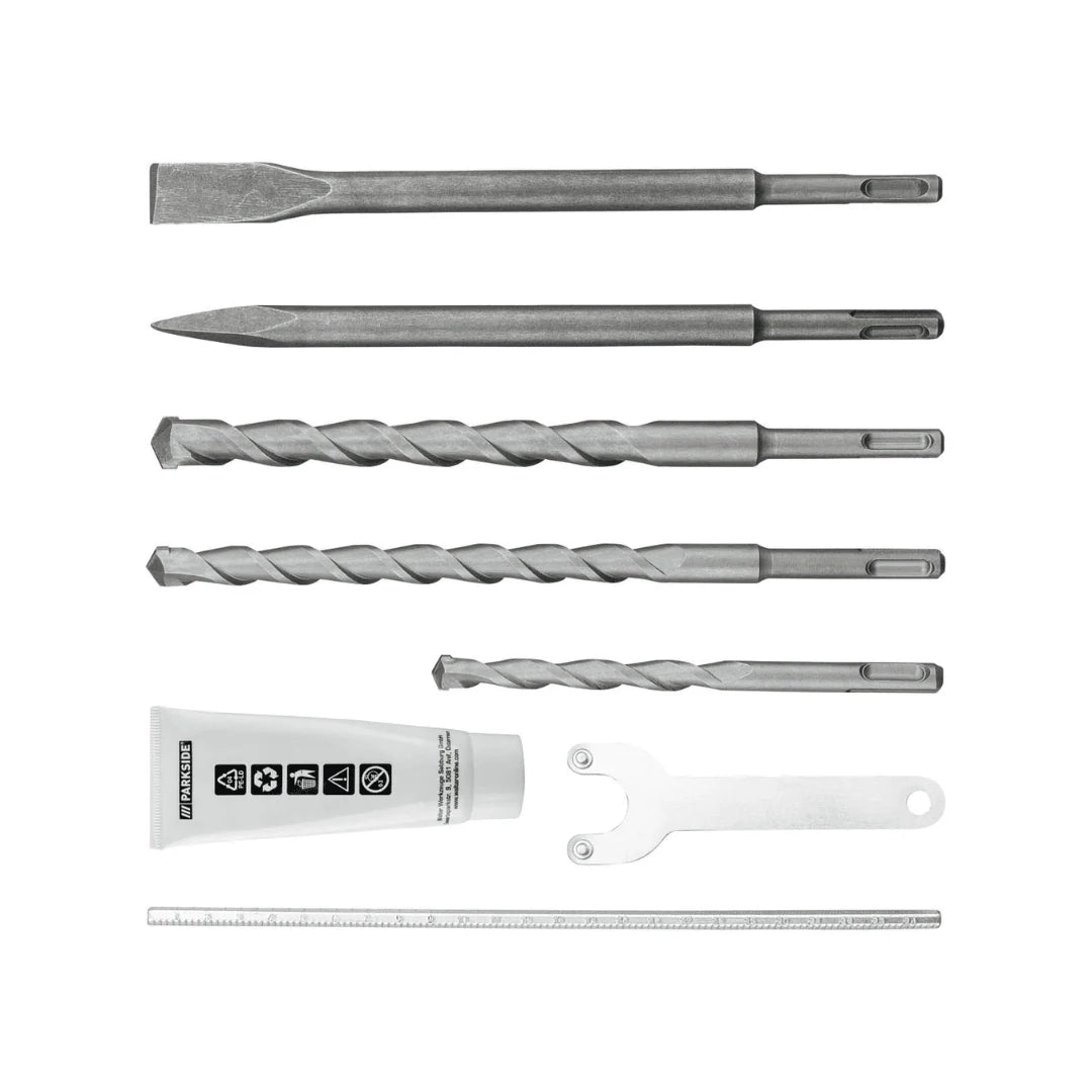 2025 Martillo Perforador y de Demolición PARKSIDE con SDS-PLUS PBH 1500 F6, 1500 W