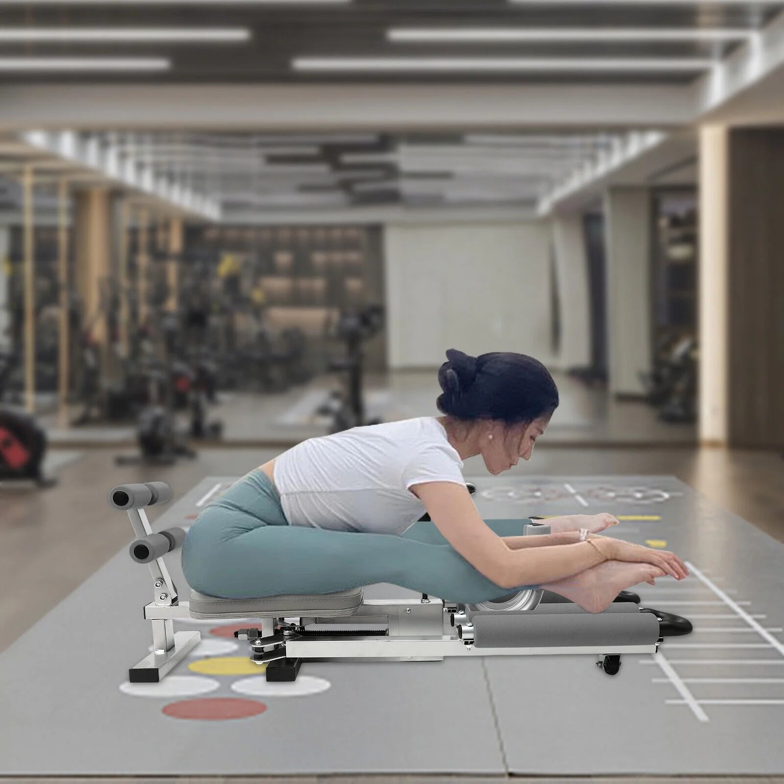 Máquina profesional de estiramiento de piernas Miu Meow (149 kg), dispositivo sólido para mejorar la flexibilidad, equipo de ejercicio para estocadas, ideal para yoga y gimnasio en casa.