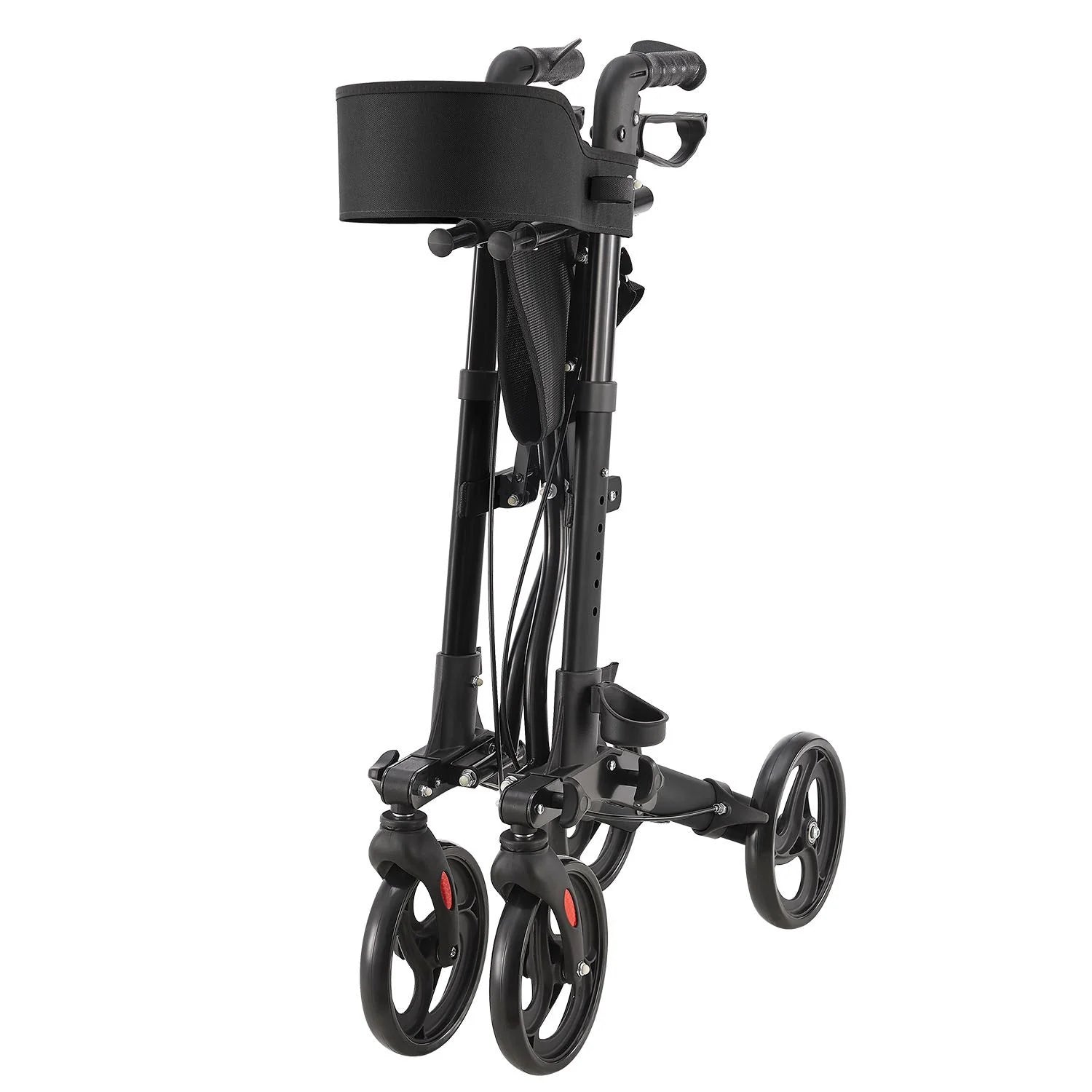 2025 Andador de aluminio Vital con asiento – Ligero, plegable y seguro