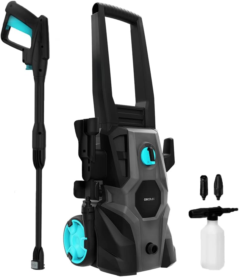 Cecotec HydroBoost 2400 AdvanceClean High Pressure Washer. 2400W, Home, Garden or Car, Flow Rate of 480l/h, 180 Pressure Bars, Aluminium Pump, Action Radius 14 m
