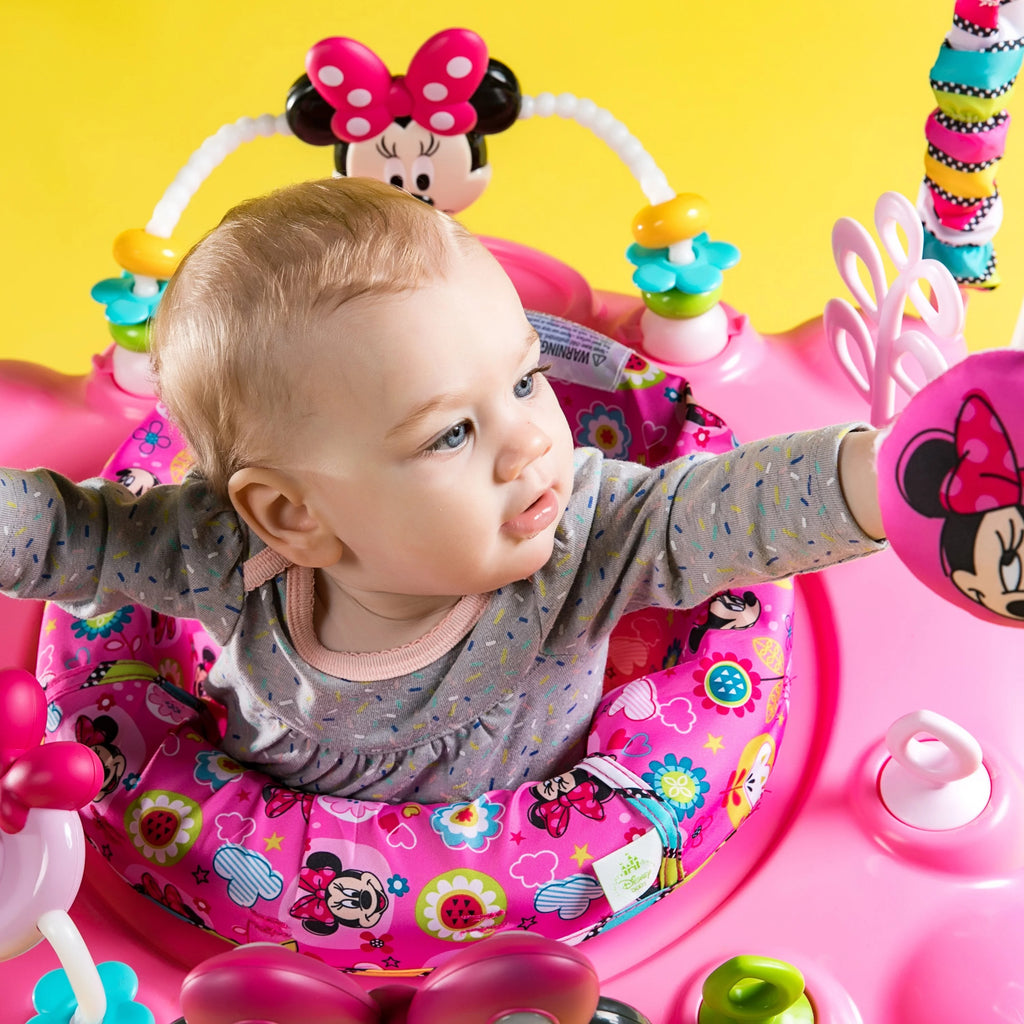 Andador de actividad Disney Baby Minnie Mouse Bright Start con luces y melodías, para niños a partir de 6 meses