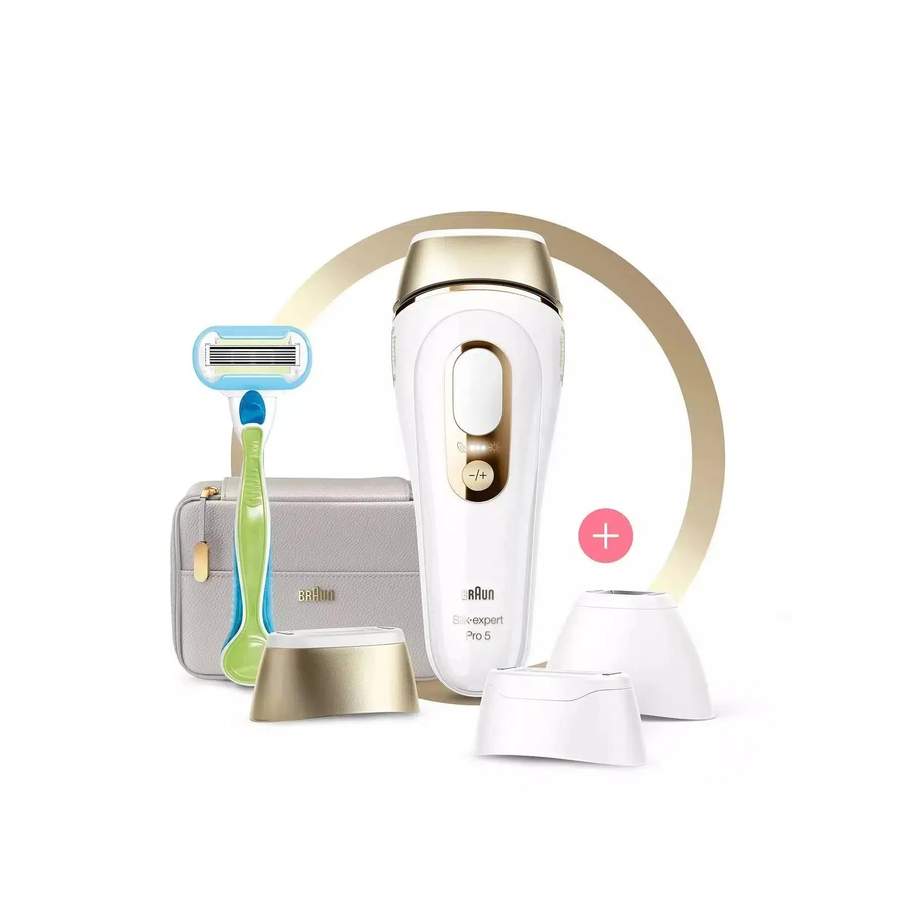 2025 Braun Silk-expert Pro 5 PL5257 Sistema de Depilación IPL con cabezales de precisión y ancho – Para una piel maravillosamente suave