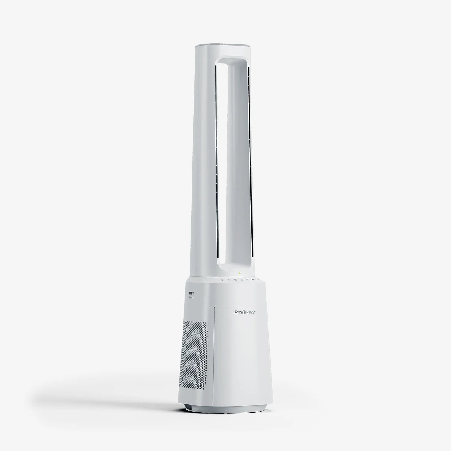 Ventilador torre sin aspas premium OmniAir 41" con purificador de aire - Blanco