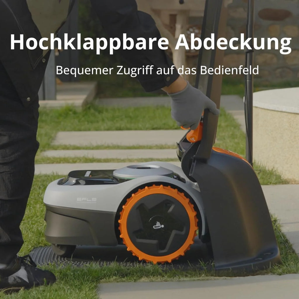 2025 Garaje Navimow S, plegable hacia arriba, sin bloqueo de señal, protección contra el sol y la lluvia, accesorio para robot cortacésped Navimow i105E, i108E