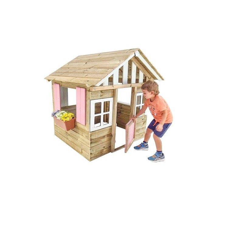 Casita De Madera Masgames Lollipop Rosa