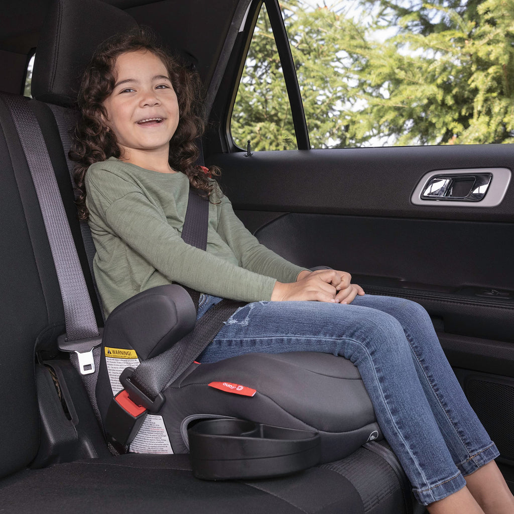 2025 Diono Monterey 4DXT Latch, Asiento Elevador 2-en-1 con Respaldo Alto, Altura y Ancho Expandibles, Protección Avanzada contra Impactos Laterales, 8 Años 1 Booster, Color Negro
