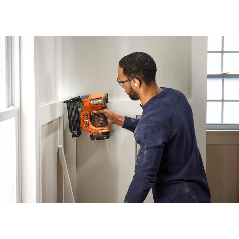 2025 RIDGID Kit Combo 18V sin escobillas de 9 herramientas con (2) baterías de 2.0 Ah y (1) batería de 4.0 Ah, cargador y bolsa para herramientas R96265N