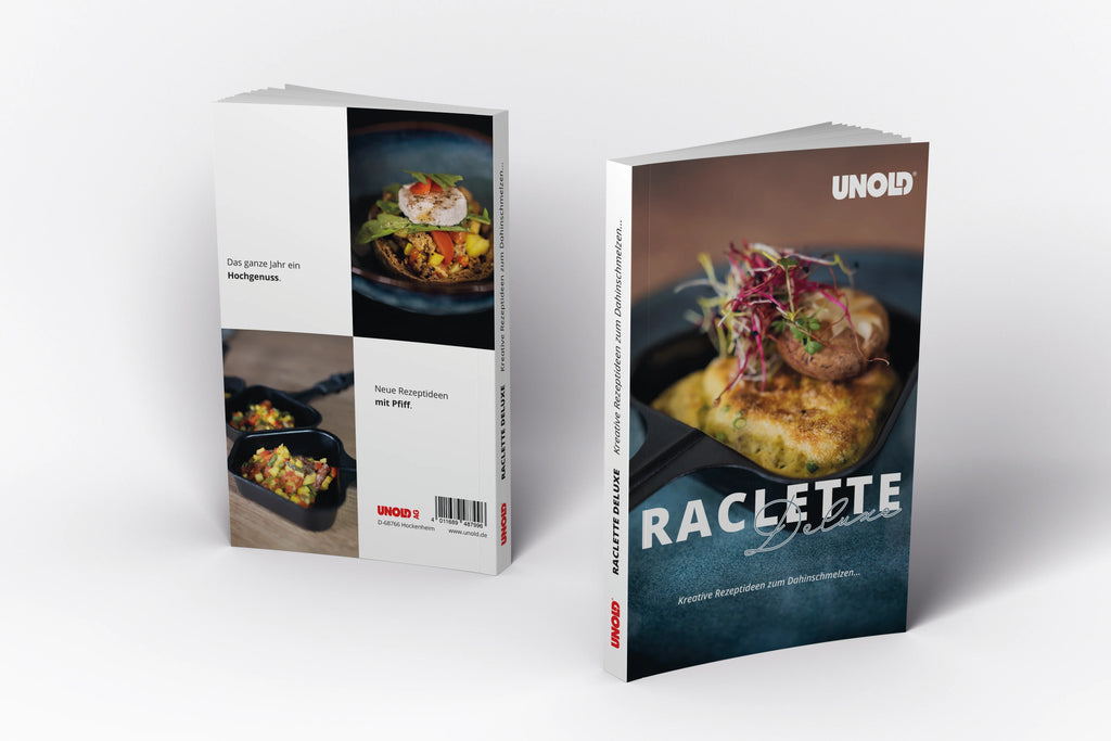 2025 Raclette Multi 4 en 1 – Set de raclette versátil con libro de recetas