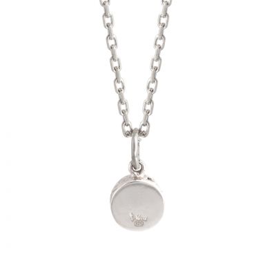 Joyería hawaiana / Plata 925 / Colgante de piedra redonda BO