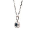 Joyería hawaiana / Plata 925 / Colgante de piedra redonda / Turquesa