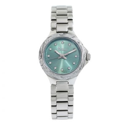 Joyería hawaiana / Acero inoxidable / Conchas nacaradas / Verde / Reloj de pulsera