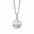 Joyería hawaiana / Colgante con cabeza de diamante del sol naciente