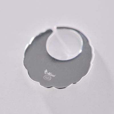 Joyería hawaiana / Plata 925 / Pendientes La Circle