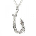 Joyería hawaiana / Plata 925 / Colgante de anzuelo (grande)