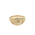 Joyería hawaiana / K10YG / Anillo inicial para bebé