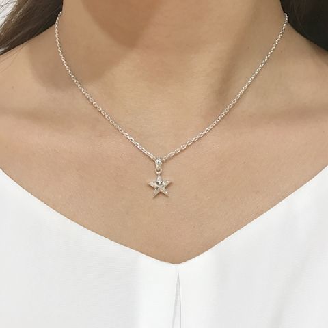 Joyería hawaiana / K14YG / Colgante Estrella de Ángel