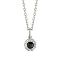 Joyería hawaiana / Plata 925 / Colgante de piedra redonda BO