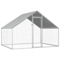2025 Jaula para gallinas de acero 2,75 x 2 x 1,92 m – Recinto exterior seguro para aves de corral y pequeños animales