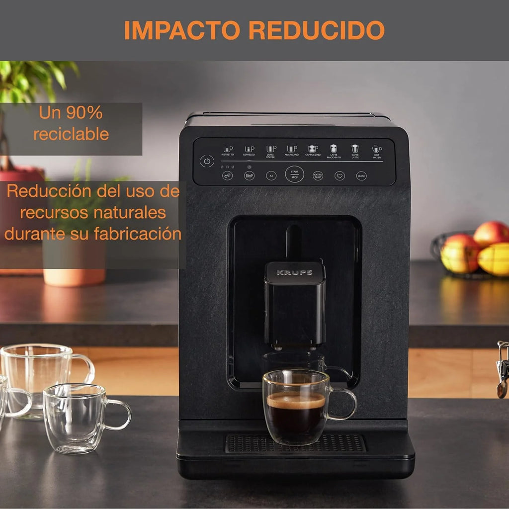 2025 Krups Evidence Eco Design EA897B Cafetera Superautomática 15 Bares