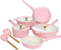 Paris Hilton Cast Aluminum Cookware Set, Pink