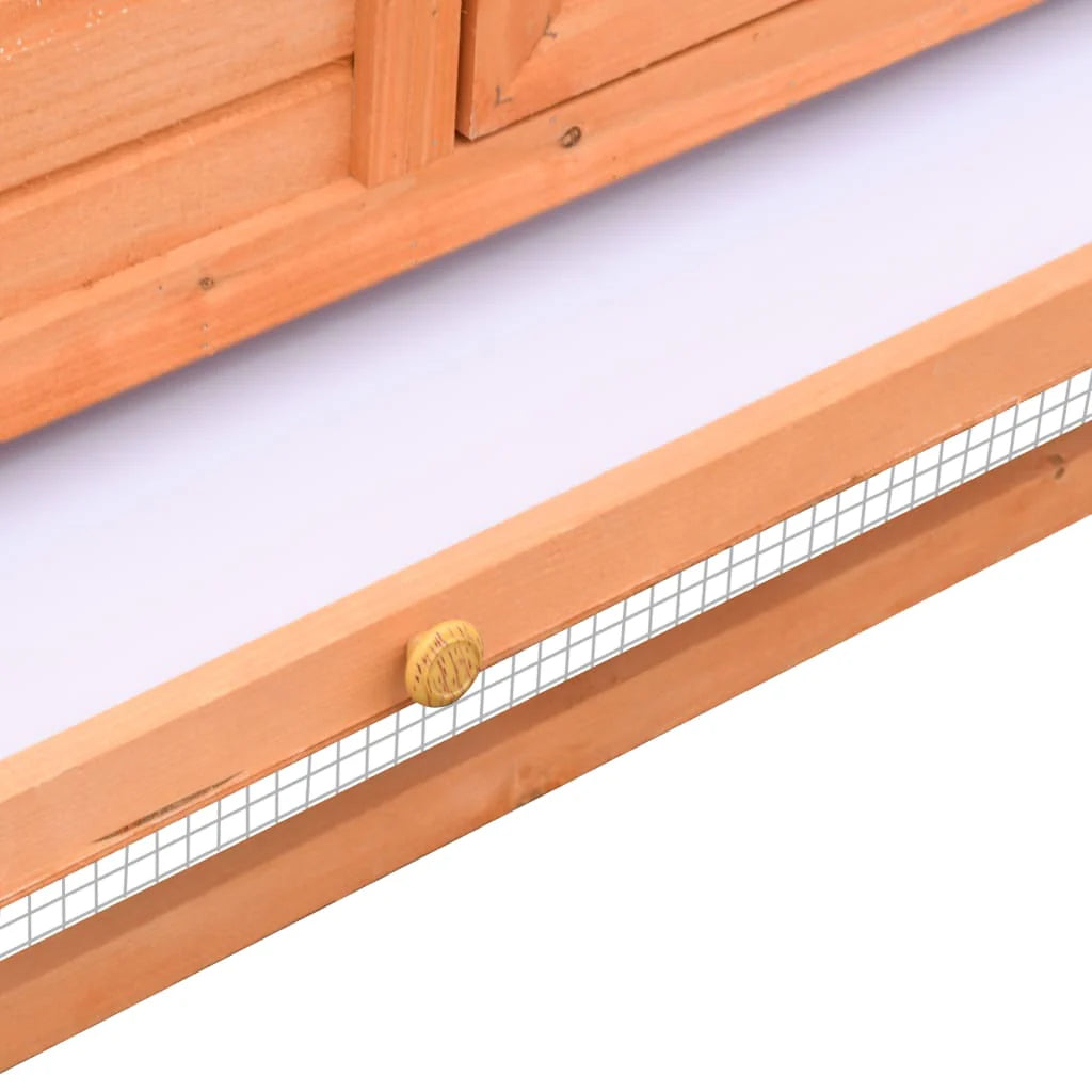 2025 Conejera para conejos 303 x 60 x 86 cm con recinto – Conejera de madera maciza con zona de libertad
