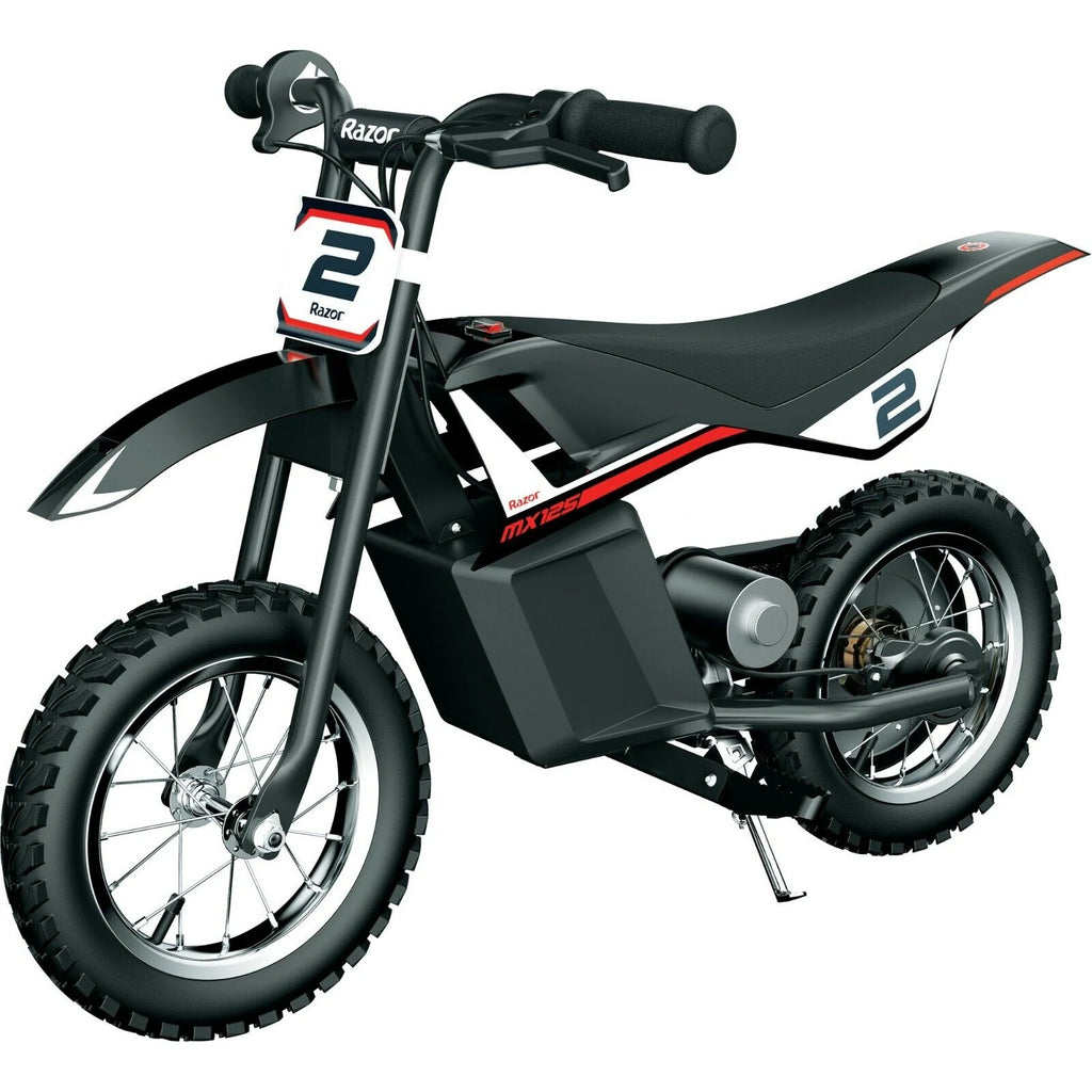 2025 Moto Cross Eléctrica para Niños Razor Dirt Rocket MX125 - Negra