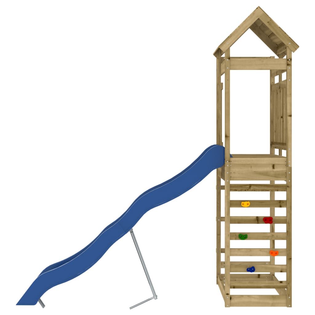 Parque Infantil De Exterior Madera De Pino Impregnada Vidaxl