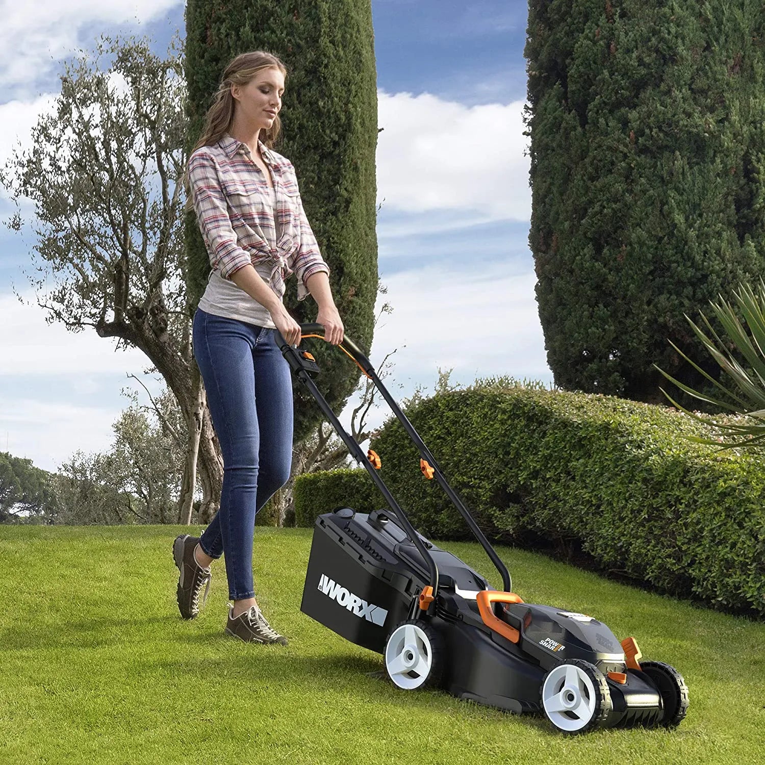 2025 Cortacésped inalámbrico WORX 40V – 34 cm