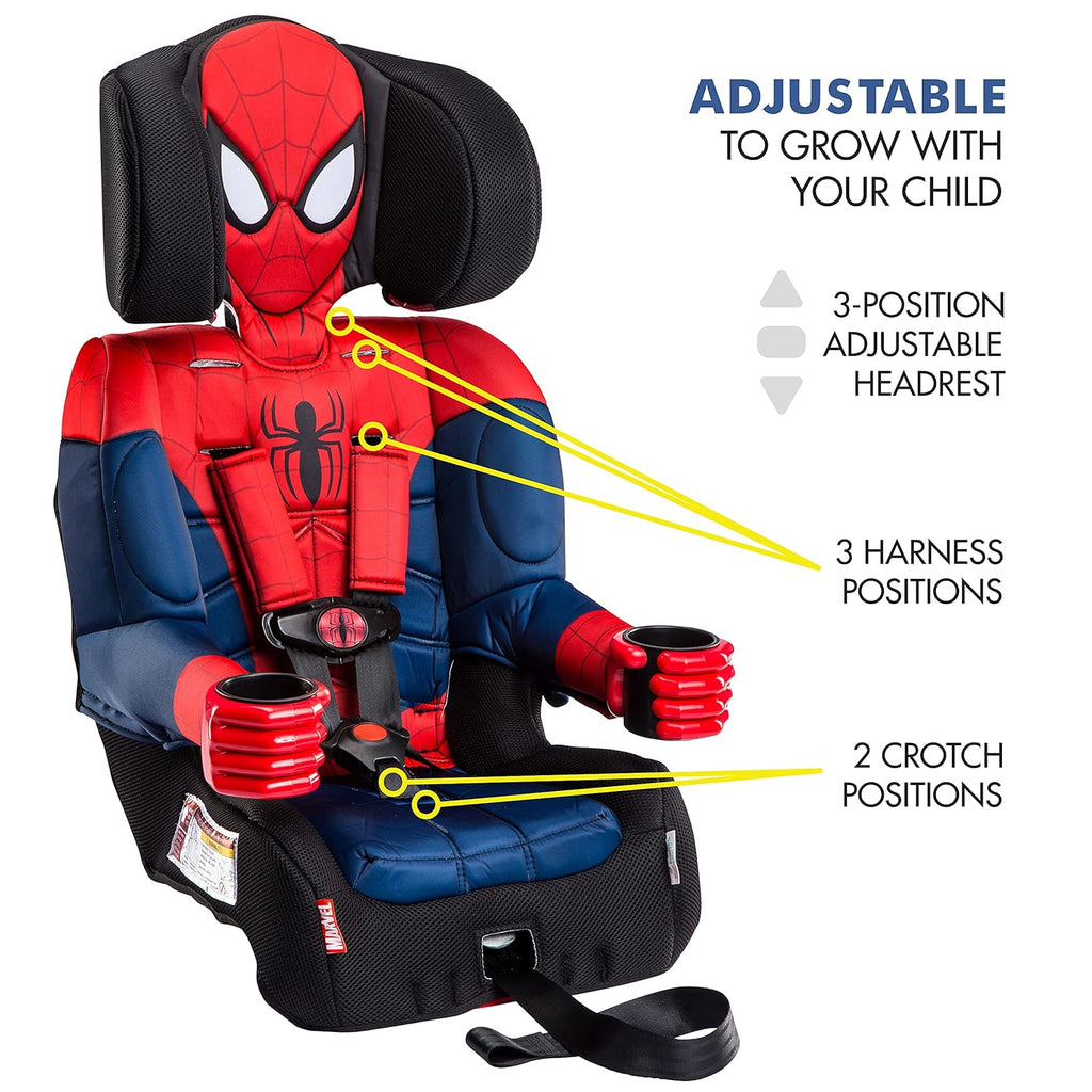 2025 Asiento infantil KidsEmbrace Marvel Spider-Man 2 en 1 con LATCH y Arnés Ajustable  ¿Quieres que te haga también una versión un poco más corta o más detallada?