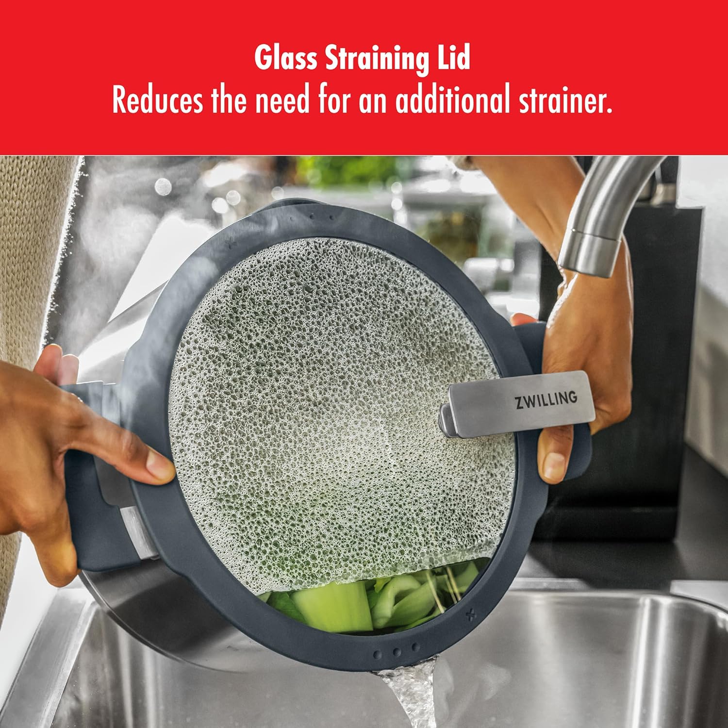 ZWILLING SIMPLIFY 66870-005-0 Pots set Stainless steel 5 pcs. Stainless steel, Silver Black