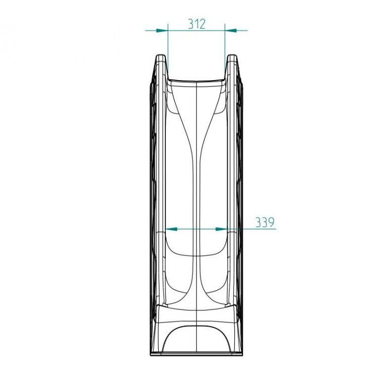 Rampa De Tobogán Masgames Xl (altura 150 Cm) Verde Lima