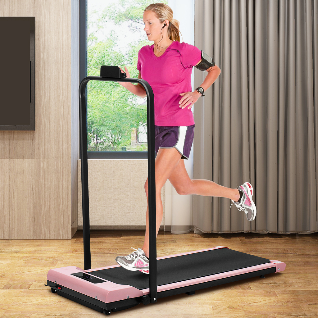 2025 Geemax Treadmill Eléctrica Plegable Compacta para Bajo Escritorio, Máquina de Ejercicio Motorizada, Máquina para Correr y Caminar con Control Remoto para Gimnasio en Casa (0.5-6.0MPH)