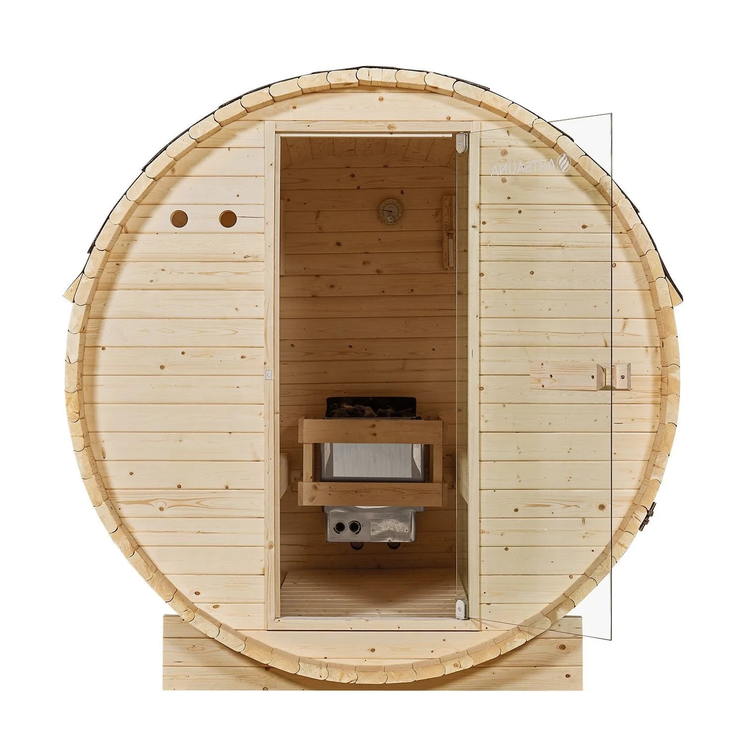 2025 Sauna barril Spitzbergen con estufa de sauna