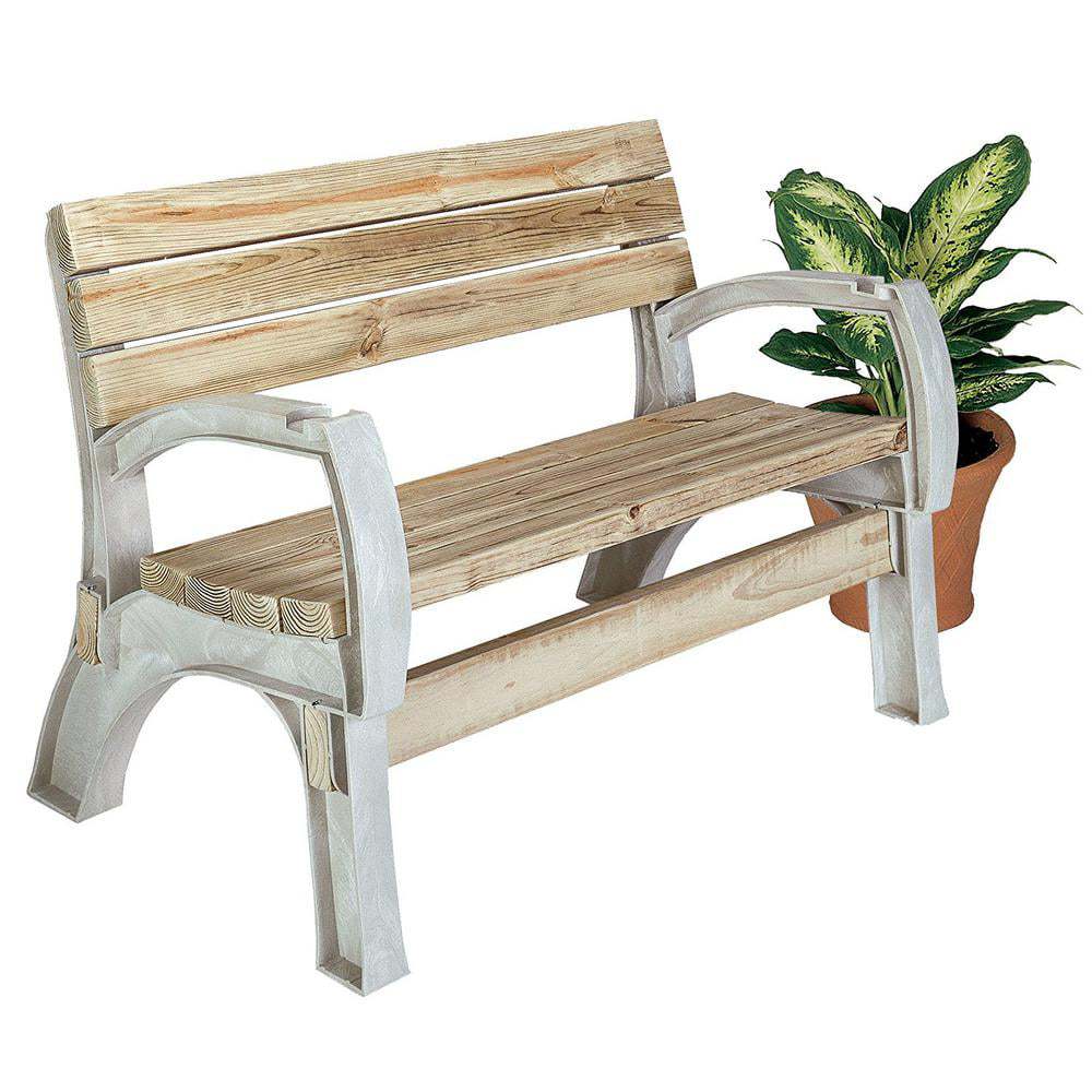 2025 Kit de extremos para banco/silla Hopkins 2x4basics Any Size, soportes de resina estructural (madera no incluida)