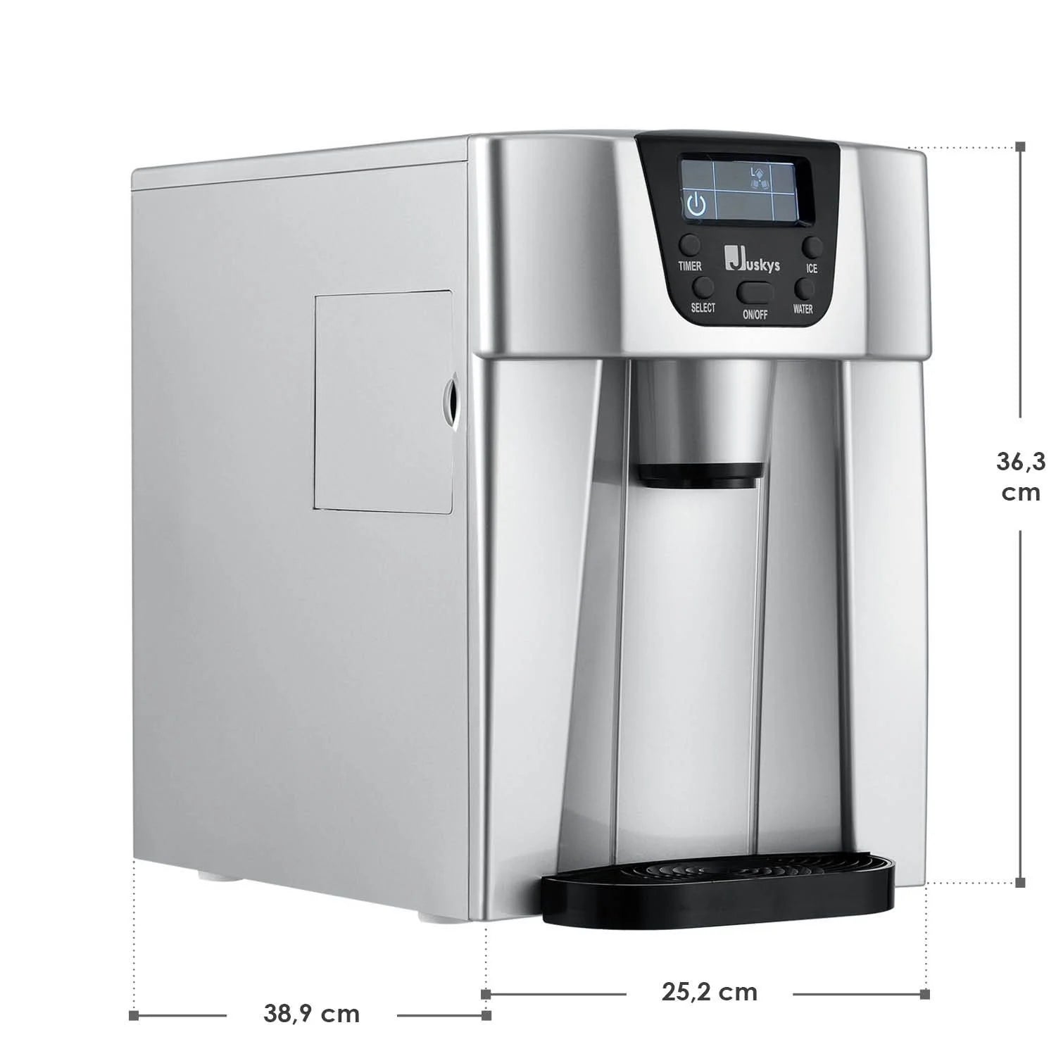 2025 Máquina de hielo PIM200L con dispensador – ¡Refrescate con hielo siempre listo!