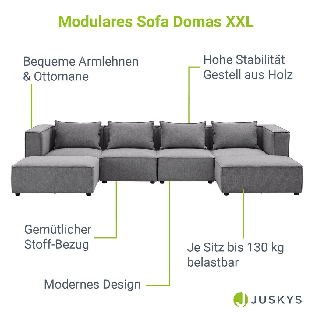 2025 Sofá modular Domas XXL – salón modulable