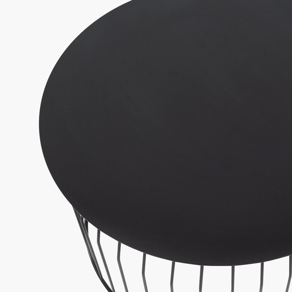 2025 Mesa de Centro Wire DIAM 60 Negro