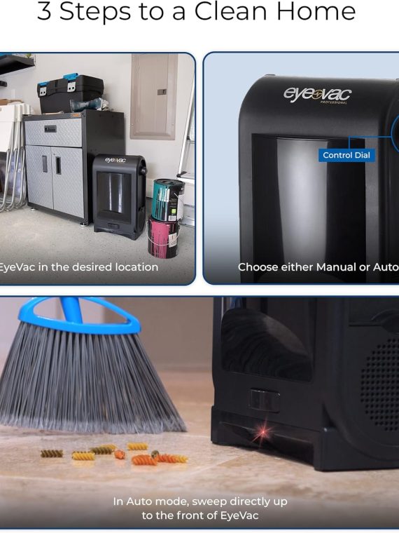 2025 EyeVac Pro – Aspiradora automática sin contacto | Ideal para salones, pelos de mascotas, cocina y uso profesional