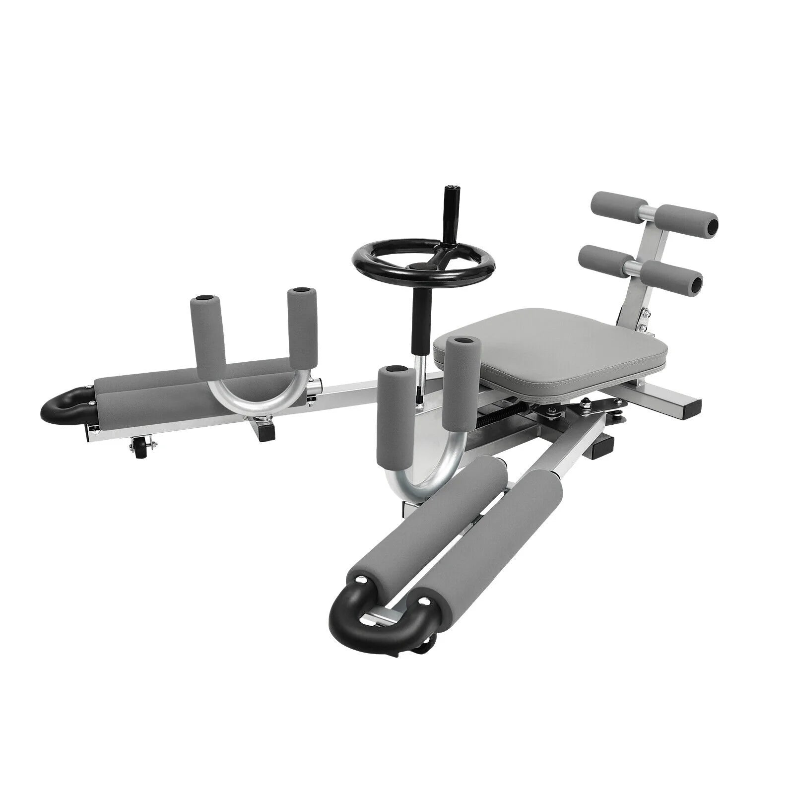 Dispositivo profesional de estiramiento de piernas con capacidad de carga de 150 kg, equipo robusto para el hogar y el gimnasio.