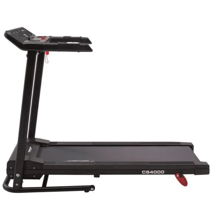 2025 Cinta de correr CS 4000 – 12 programas, compatible con Kinomap y superficie amortiguada para las articulaciones