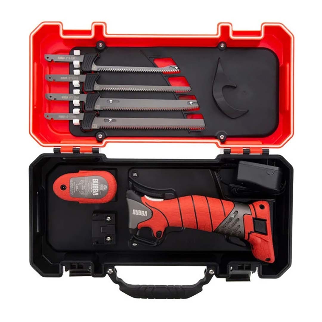 2025 Cuchillo eléctrico inalámbrico para filetear Bubba Pro Series con motor sin escobillas – Cuchillo fileteador recargable Bubba Pro Series